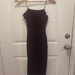 Papermoon Strapless Burgundy Dress